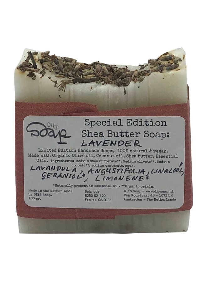 Speciale editie: Shea Butter Soap Lavendel