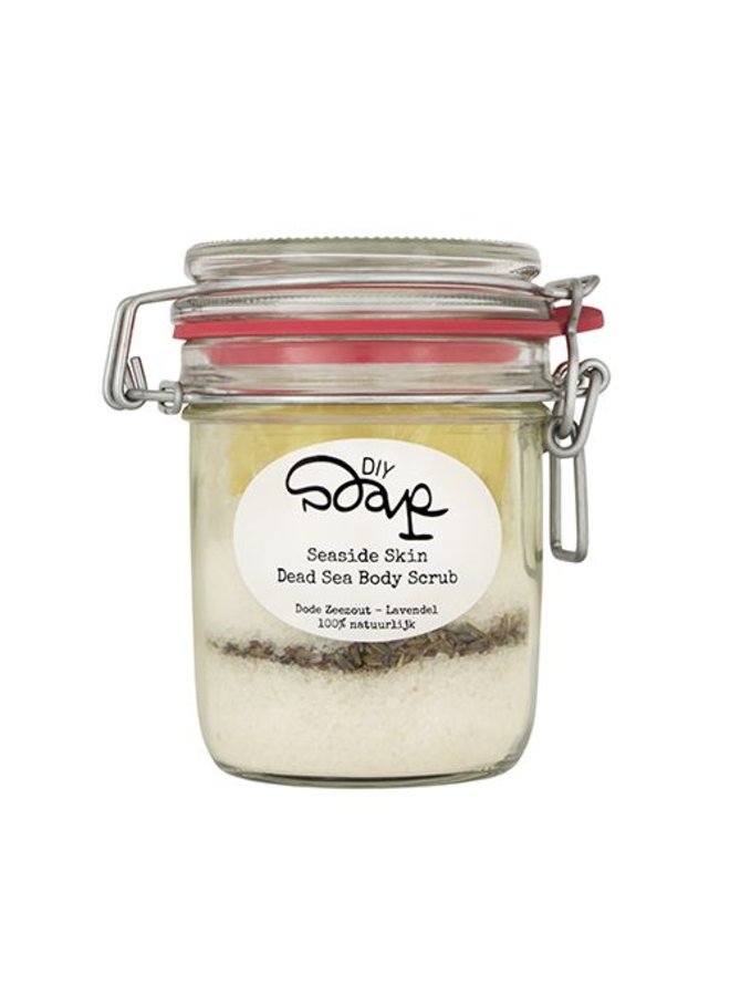 Dead Sea Salt Scrub with lavender