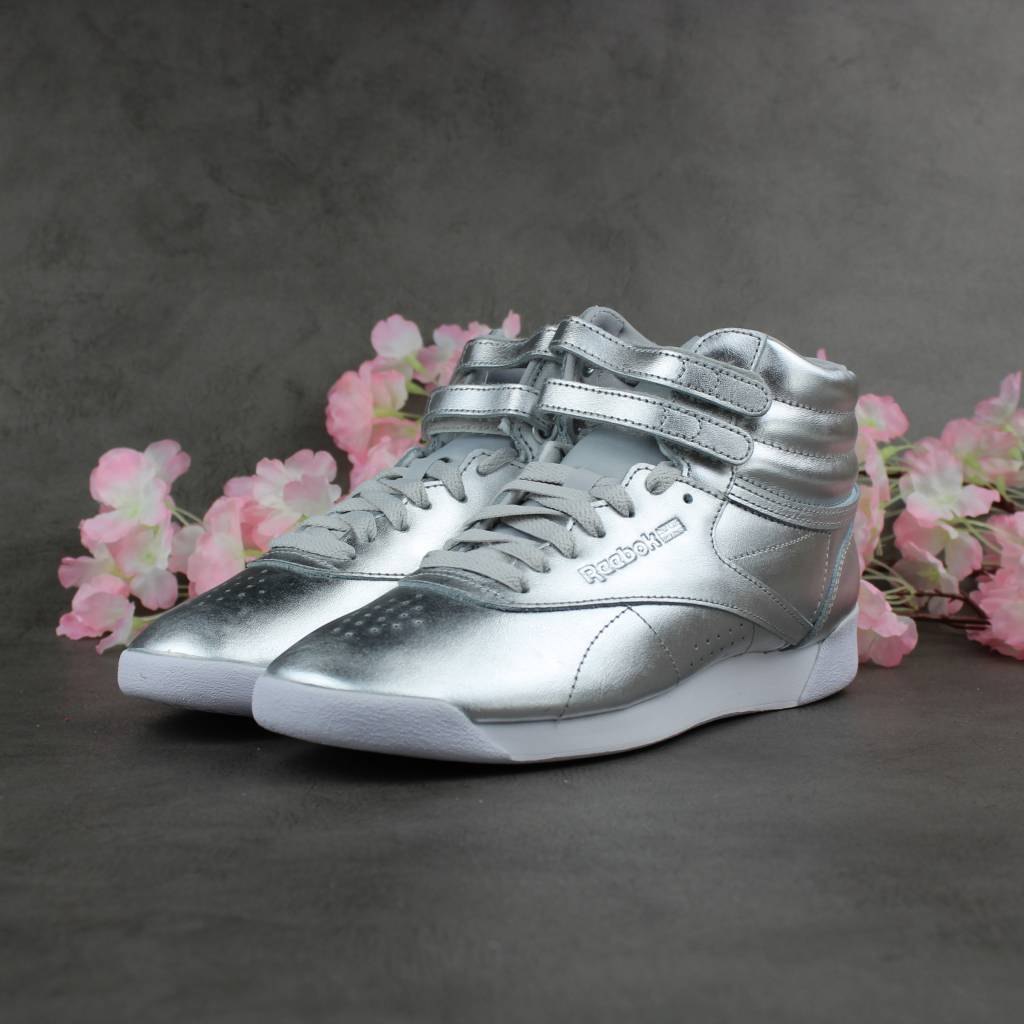 silver reeboks