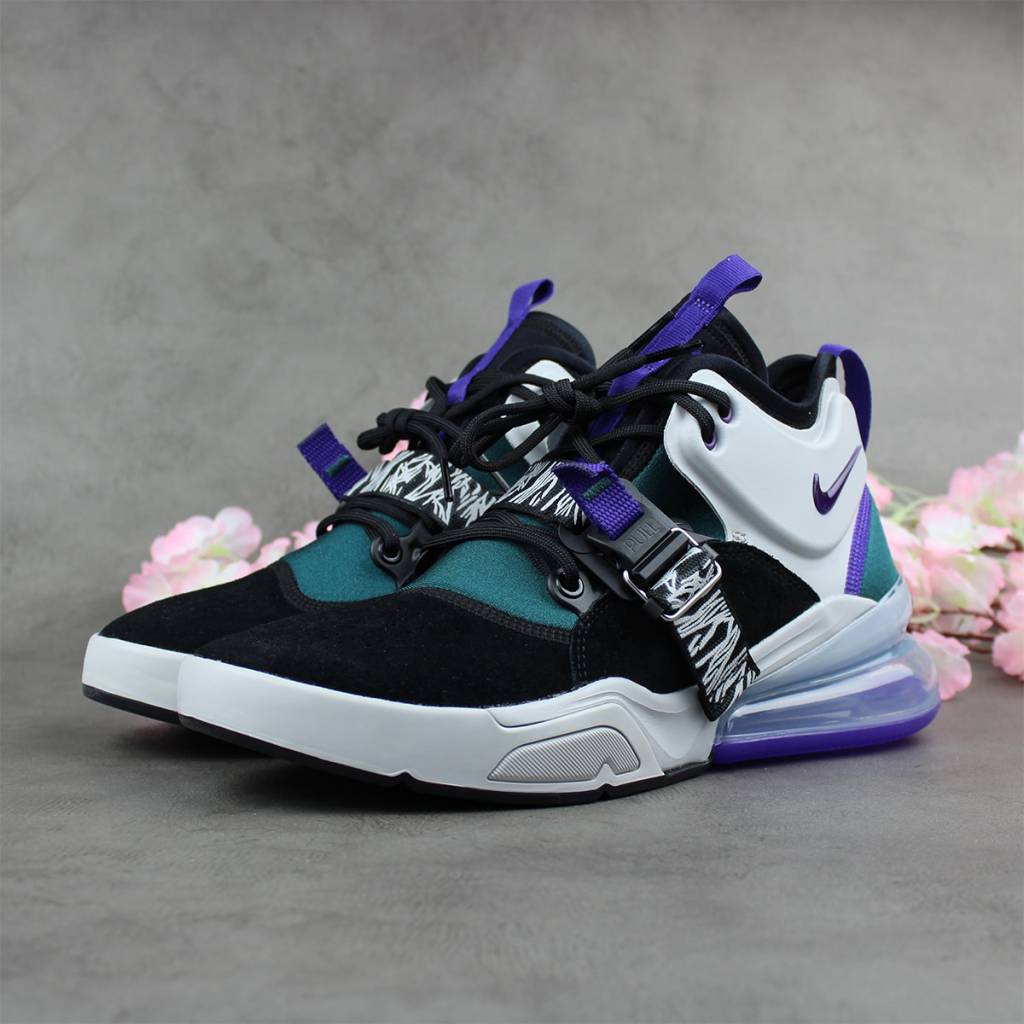 nike air force 270 black court purple