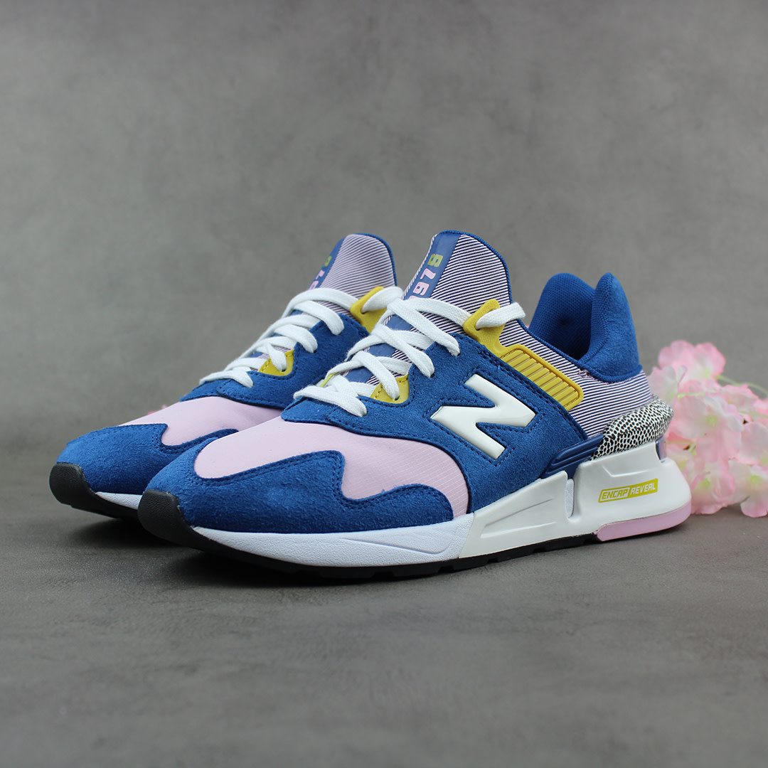 new balance blue and pink