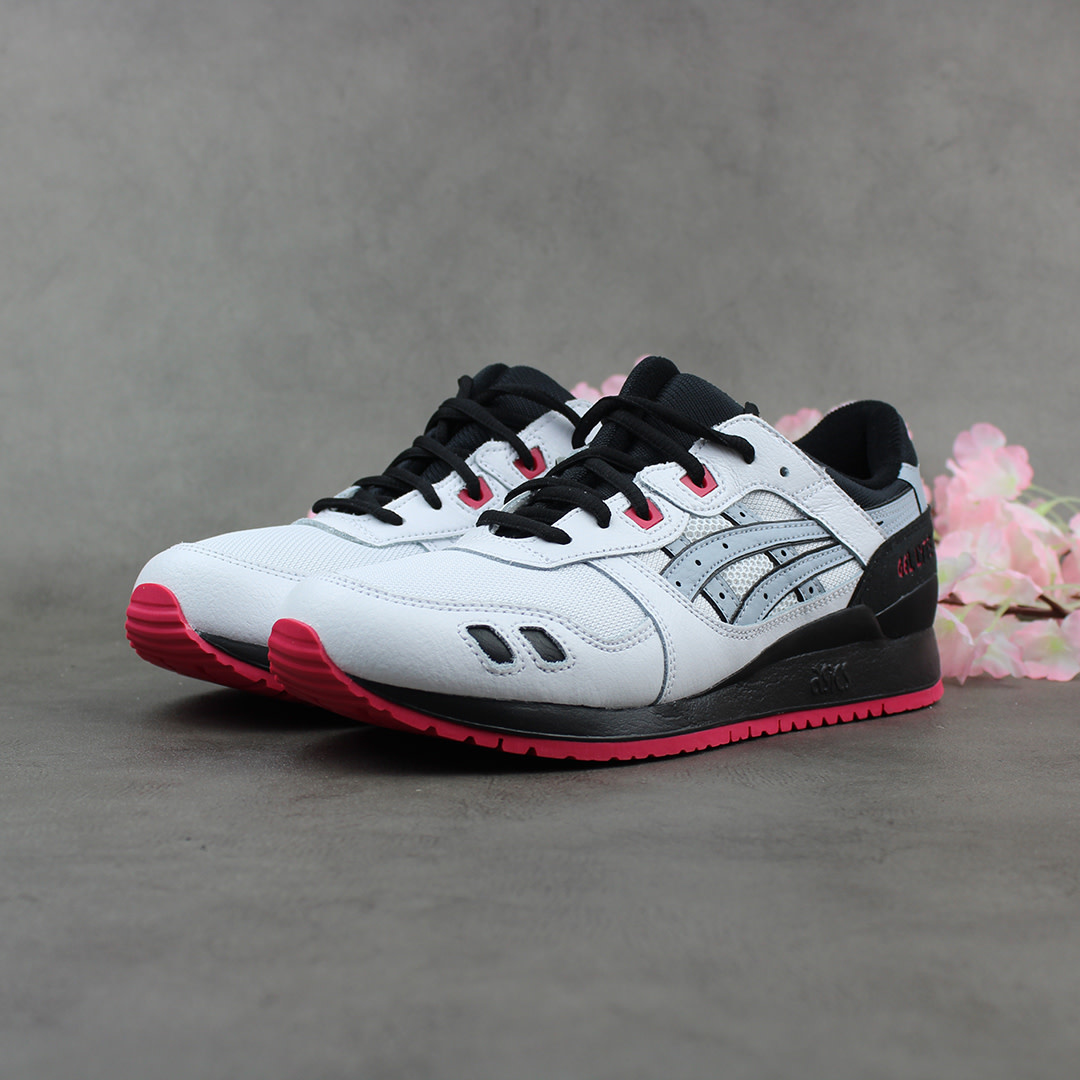 asics gel lyte 3 white pink