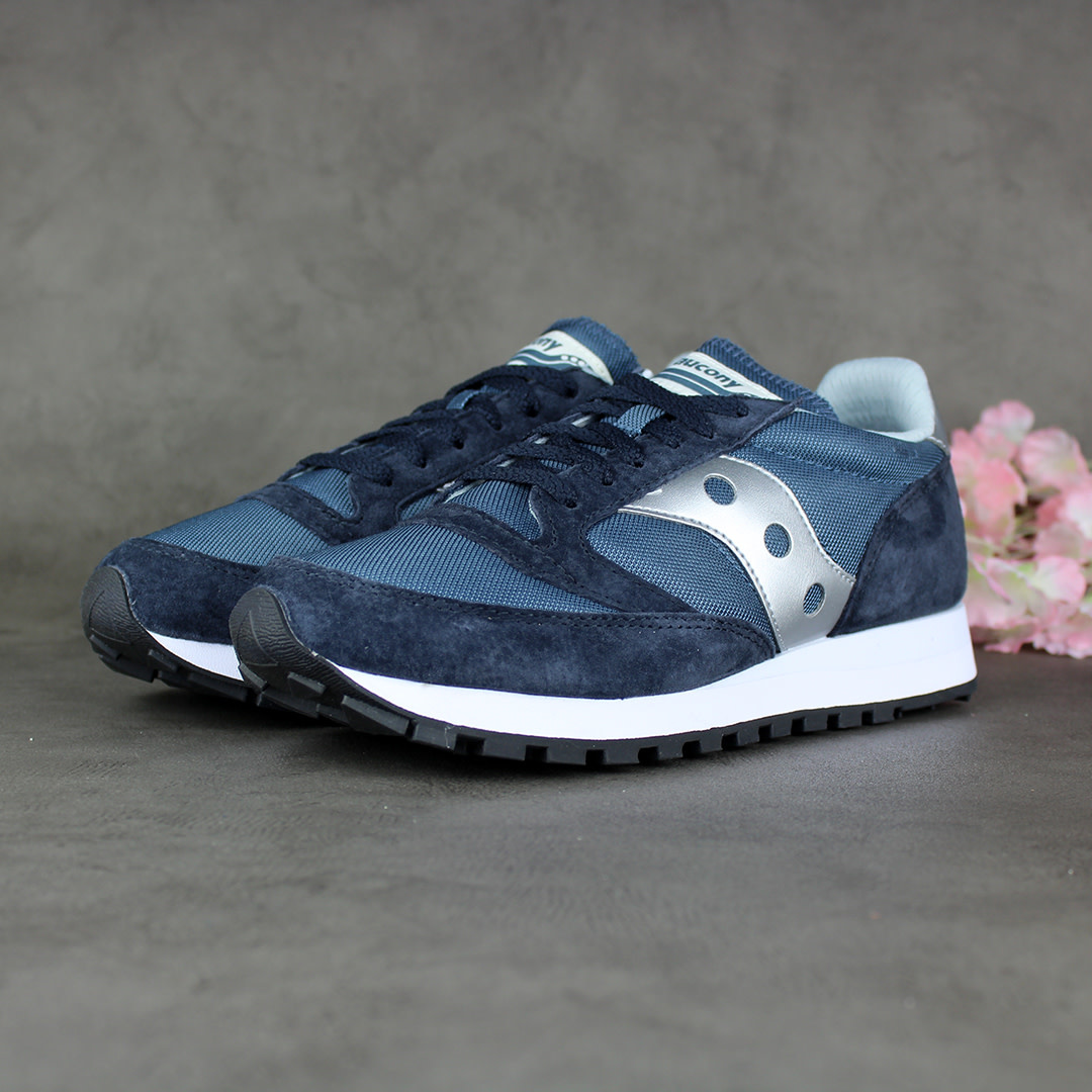 saucony jazz navy silver
