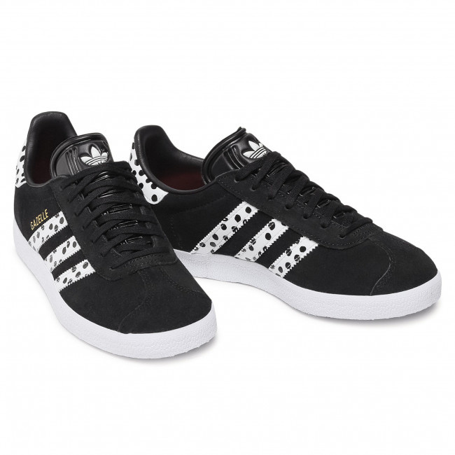 adidas gazelle womens black and white