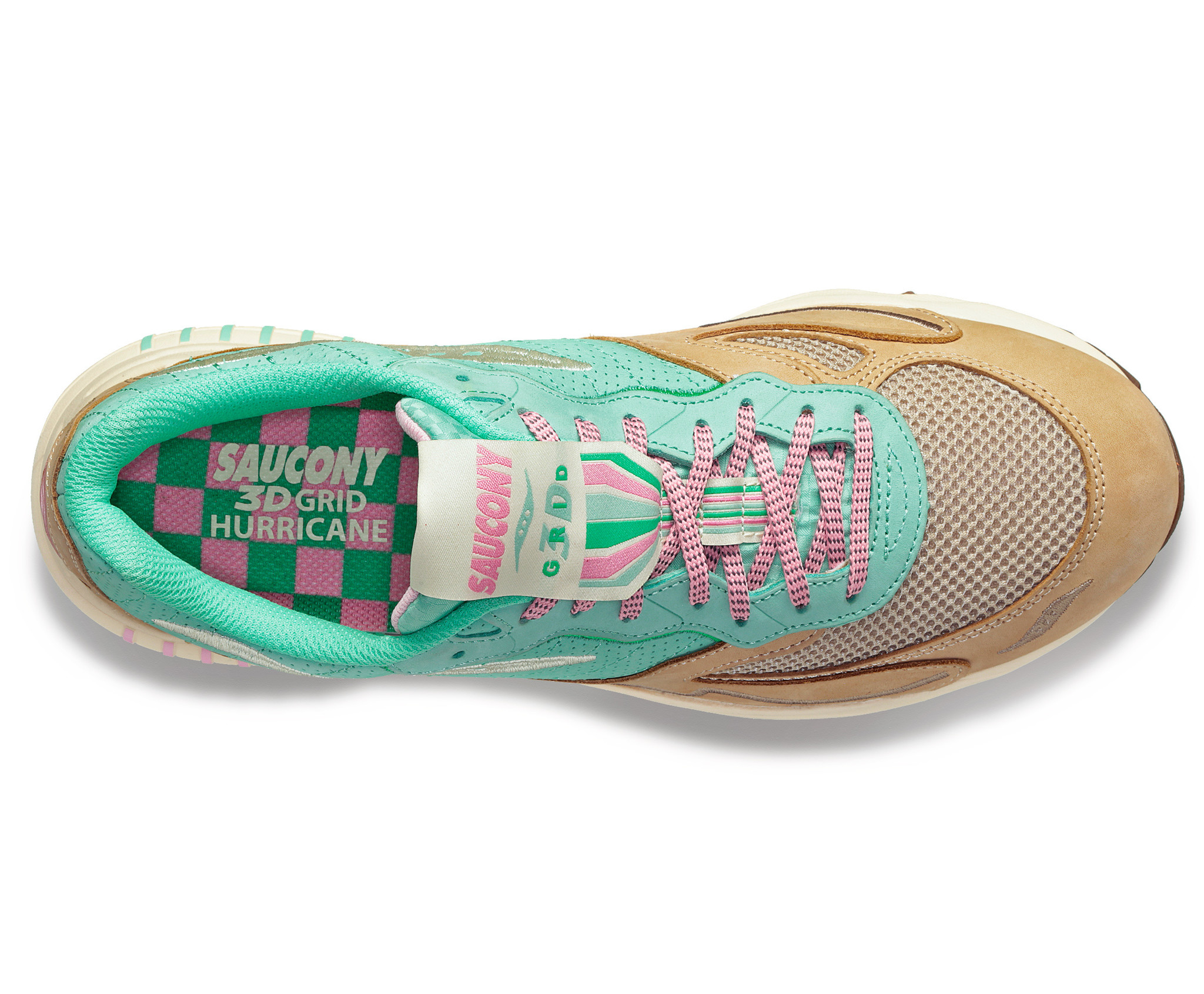 Saucony 3D Grid Hurricane (Aquamarine/Gray) S70746-1