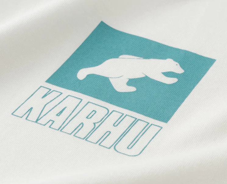 Karhu Sport Bear Logo Tee (Reef Waters/Bright White) KA00162-B