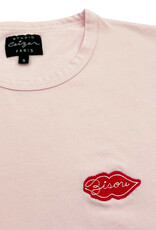 Ceizer Studio Ceizer Bisou Embroidery T-Shirt (Light Pink)