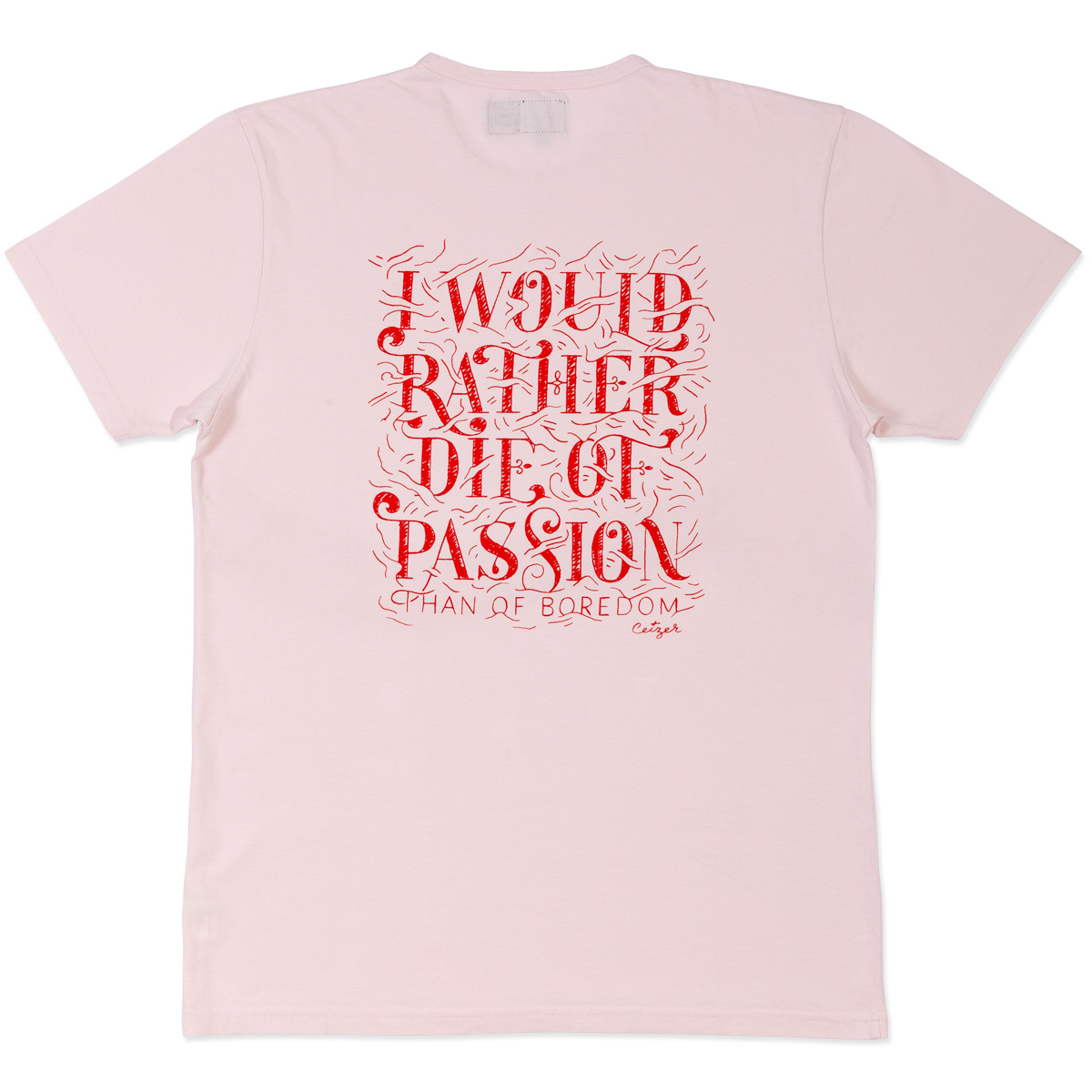 Ceizer Studio Passion Van Gogh T-Shirt (Light Pink)