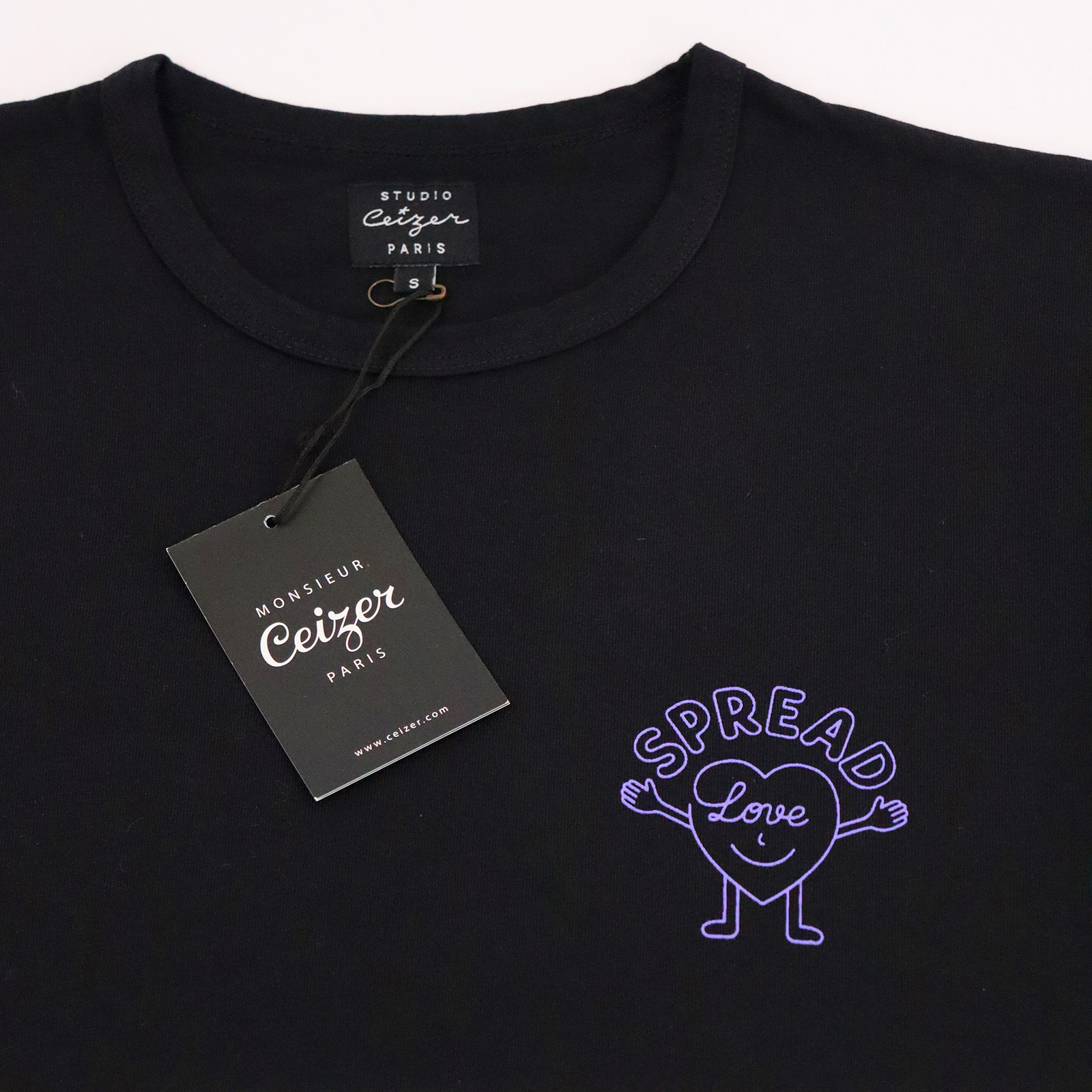 Ceizer Studio Spread Love Longsleeve T-shirt (Black)