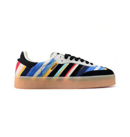 Adidas shoes rainbow stripes discount