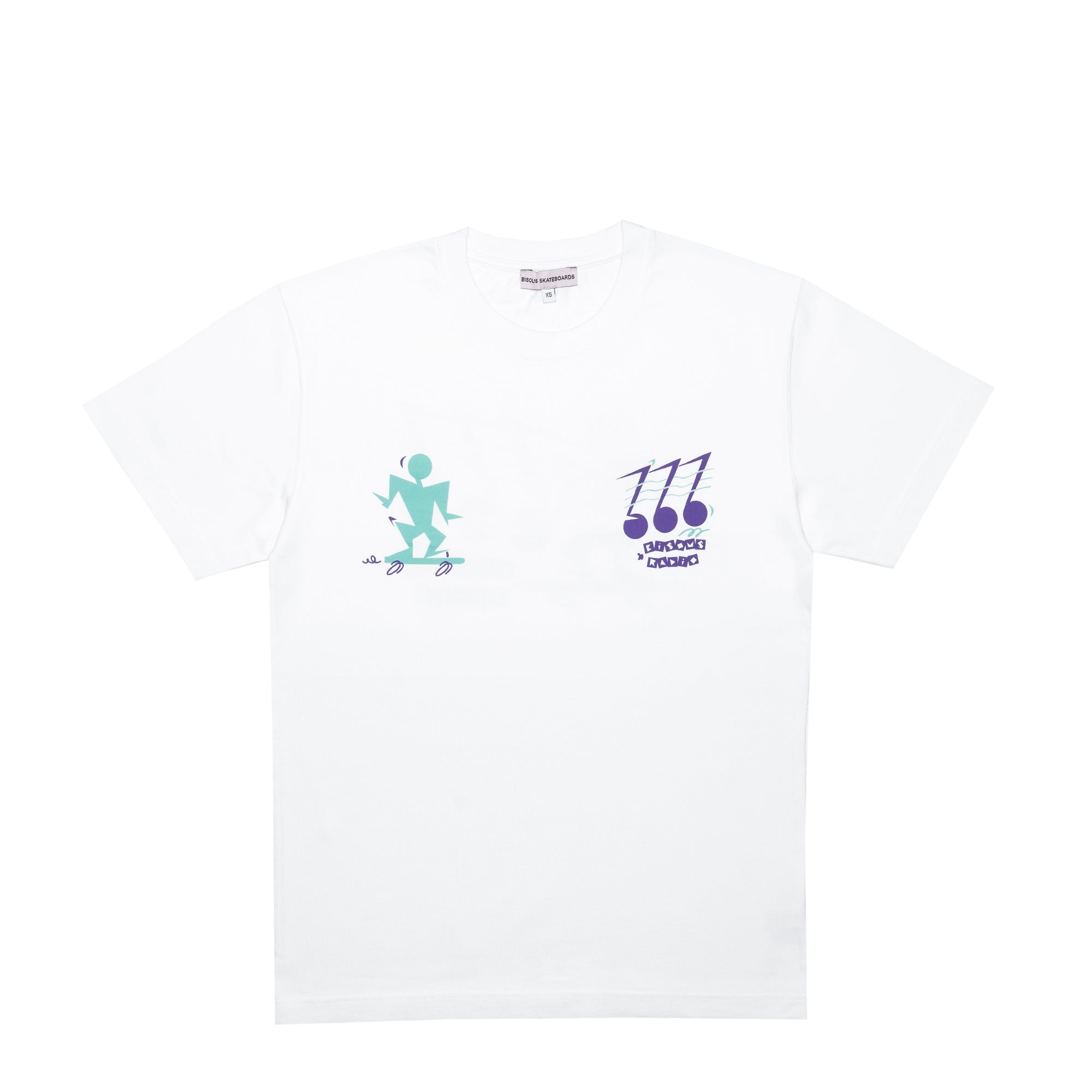 Bisous Radio Skate T-Shirt (White)