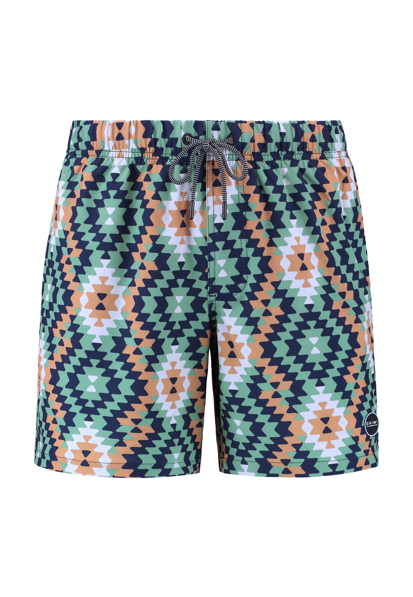 Shiwi Men Swim Shorts Mayan Geo ( Sage Green) 1441110251