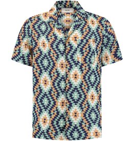 Shiwi Men Mayan Geo Shirt (Light Moss Green) 1541587251