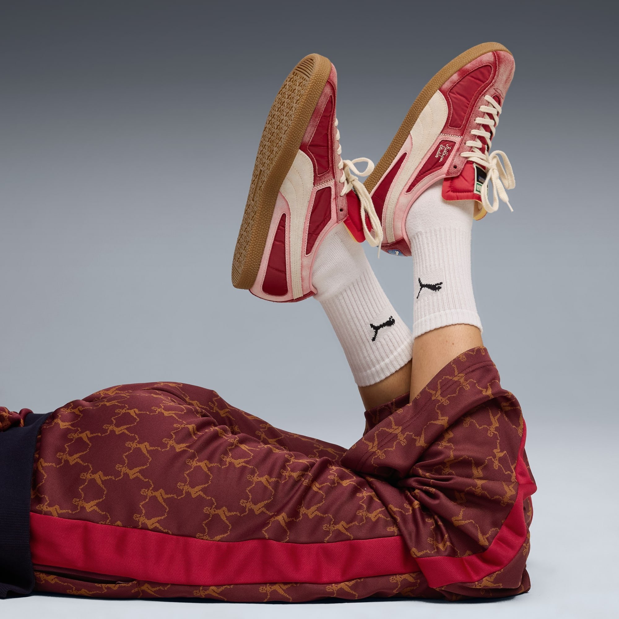 Puma x Kidsuper Brasil (Dark Crimson/Alpine Snow) 403847-01