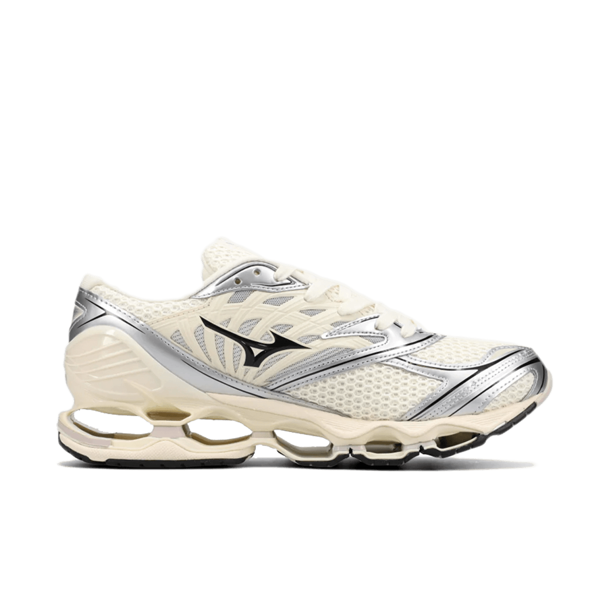 Mizuno Wave Prophecy (Pristine/ Black/Silver) D1GA251101