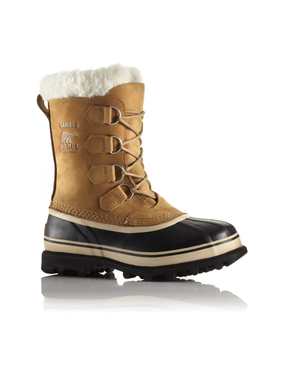 Sorel M Caribou Waterproof Snow Boots (Buff)