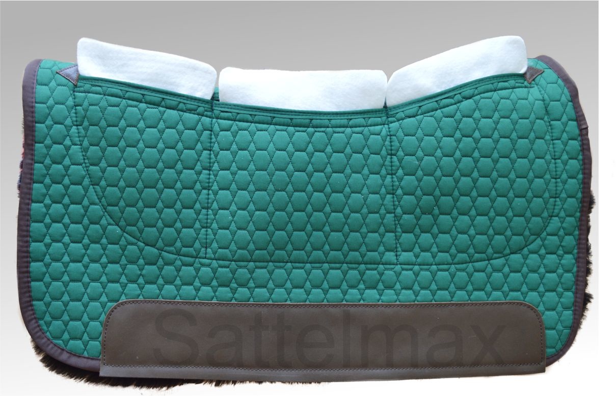 Mattes Rio Pecos Westernpad Eckig Lammfell 3 Taschen Correction Sattelmax