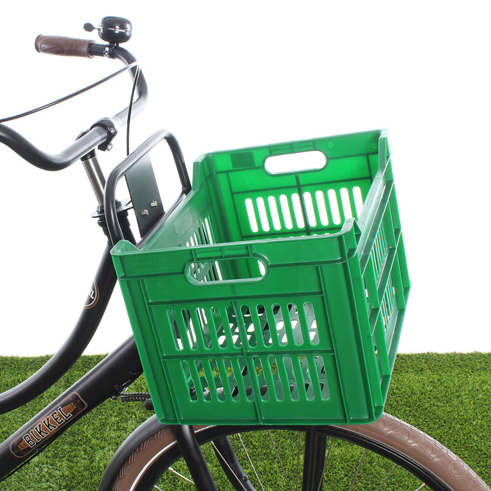 Fietskrat 30L Army Green | Urban Proof | Hip, groen & fietskrat voor weinig! Fietskrat.nl