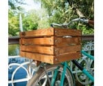 Houten fietskratten