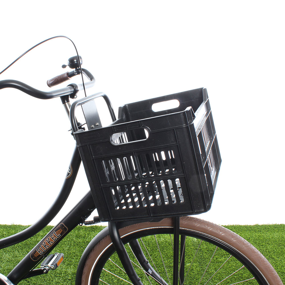 toelage Madeliefje Leuk vinden Urban Proof Fietskrat 30L Black - Recycled | Hip zwart fietskrat -  Fietskrat.nl