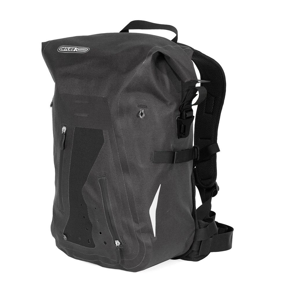 Ortlieb Fietsrugzak Packman Two Black 25L | Waterdichte rugtas -