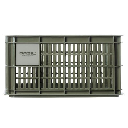 Basil Fietskrat Crate S 17,5L Moss Green voor MIK/Racktime