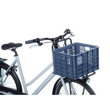 Basil Fietskrat Crate M 29,5L Bluestone voor MIK/RT