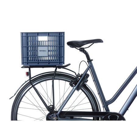 Basil Fietskrat Crate M 29,5L Bluestone voor MIK/RT