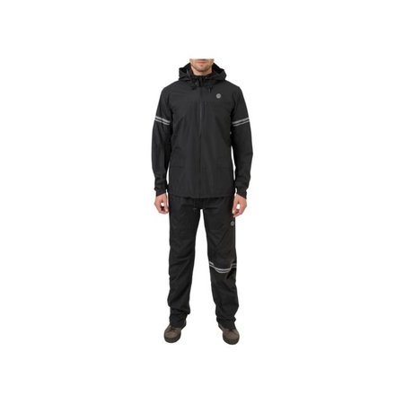 AGU Original Rain Suit Essential - Regenpak Zwart - Maat XXL