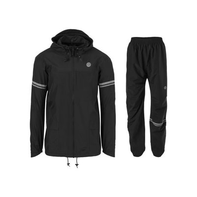 AGU Original Rain Suit Essential - Regenpak Zwart - Maat XXXL