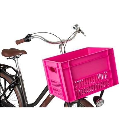 FastRider Fietskrat Groot 34L Roze