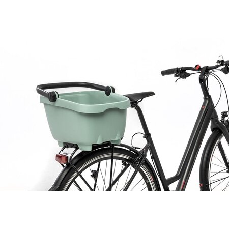 New Looxs Fietsmand Clipper Racktime 28L Groen - Ook voor de hond