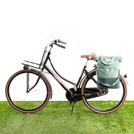 Urban Proof Shopper fietstas 20L Recycled - Groen/Grijs