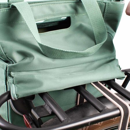 Urban Proof Shopper fietstas 20L Recycled - Groen/Grijs