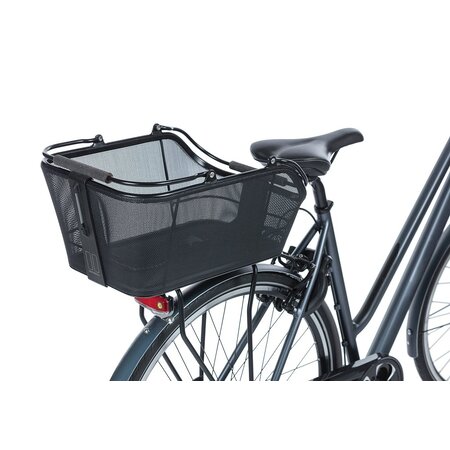 Basil Fietsmand Cento Tech Fiber MIK Nordlicht Zwart - 21L
