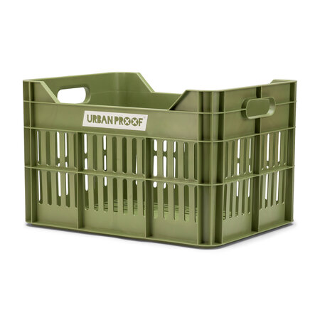 Urban Proof Fietskrat Recycled 30L Olive Green