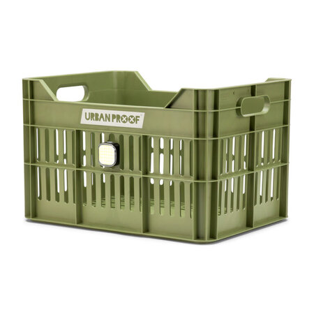 Urban Proof Fietskrat Recycled 30L Olive Green
