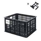 Basil Fietskrat Crate M 29,5L Black MIK 2.0