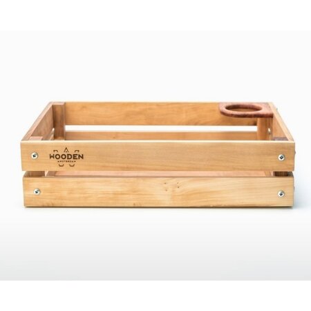 Wooden Amsterdam Urban Explorer Fietskrat S met bekerhouder