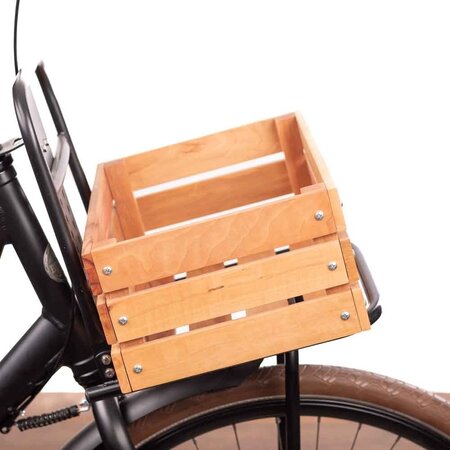 Wooden Amsterdam Houten Fietskrat M