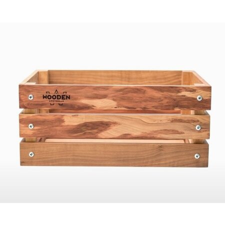 Wooden Amsterdam Houten Fietskrat M