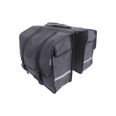 Edge Dubbele Fietstas Transporter 40L Zwart
