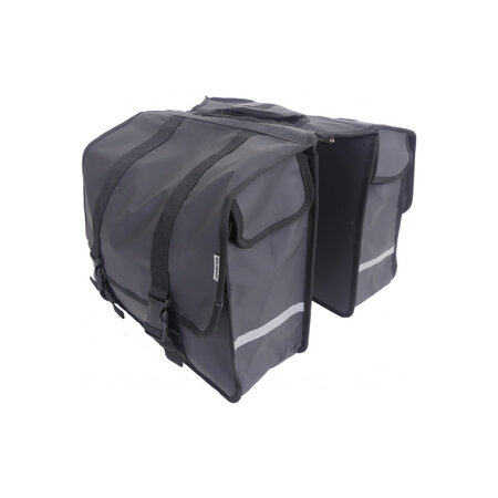 Edge Dubbele Fietstas Transporter 40L Zwart