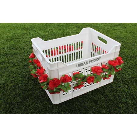 Basil Bloemenstreng Flower Garland Rood