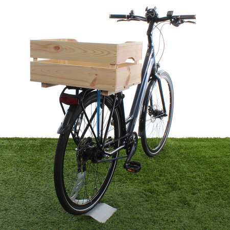 Fietskrat Woodpacker  Naturel 25L