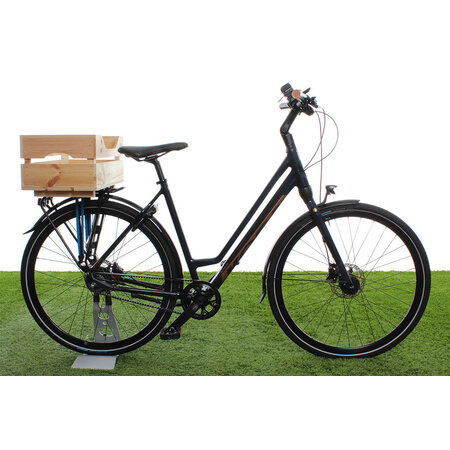 Fietskrat Woodpacker  Naturel 25L