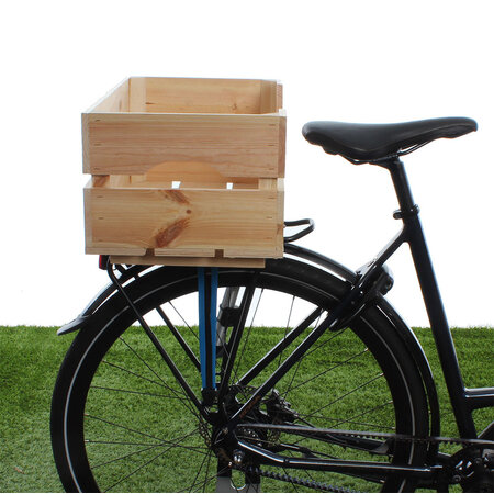 Fietskrat Woodpacker  Naturel 25L