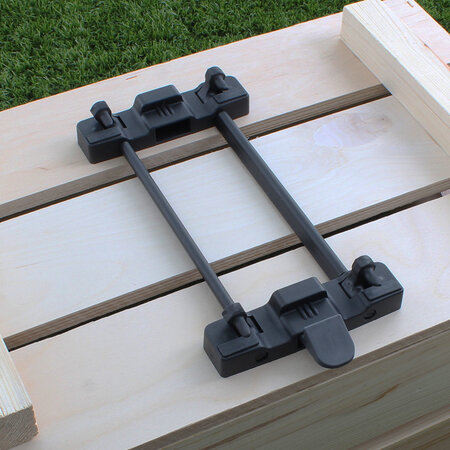 Fietskrat Woodpacker  Naturel 25L