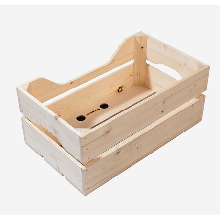 Fietskrat Woodpacker  Naturel 25L