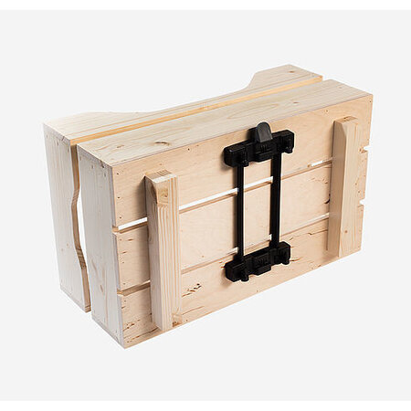 Fietskrat Woodpacker  Naturel 25L